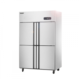 雪村四门冰箱商用立式冷藏冷冻双温保鲜冰柜大容量厨房冷柜