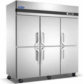 格林斯达/星星六门双温冰箱QZ1.6L6-X 星星六门标准款冰箱 格林斯达双机双温六门冷柜工程B款