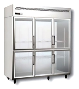Panasonic/松下BR-1881CP-LED六门冷藏展示柜冰箱 玻璃门陈列柜